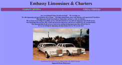 Desktop Screenshot of embassylimos.com.au