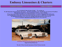 Tablet Screenshot of embassylimos.com.au